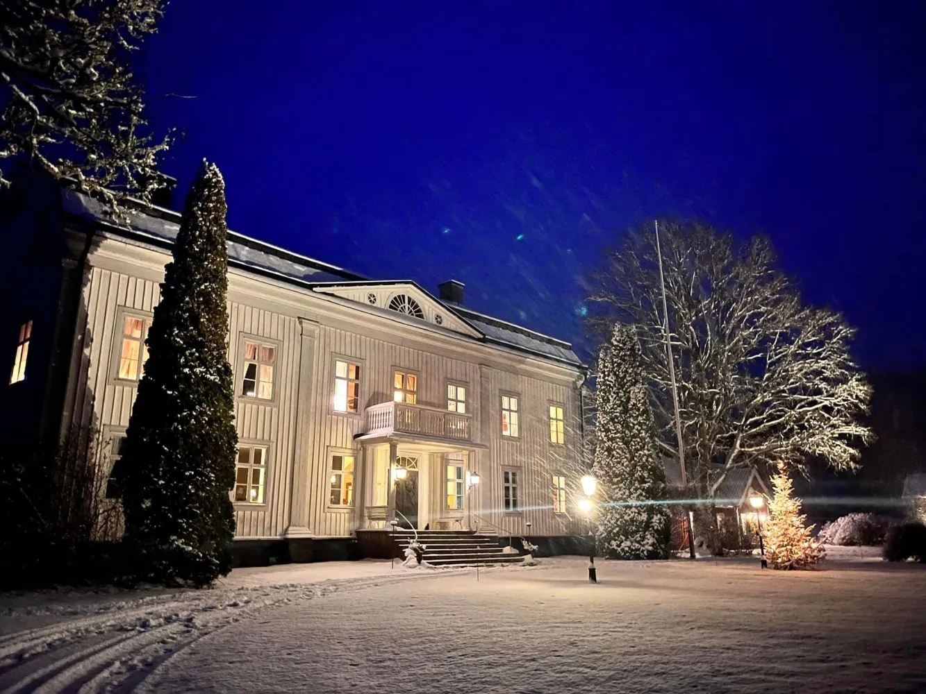 jul på Wallby Säteri, Vetlanda, Småland