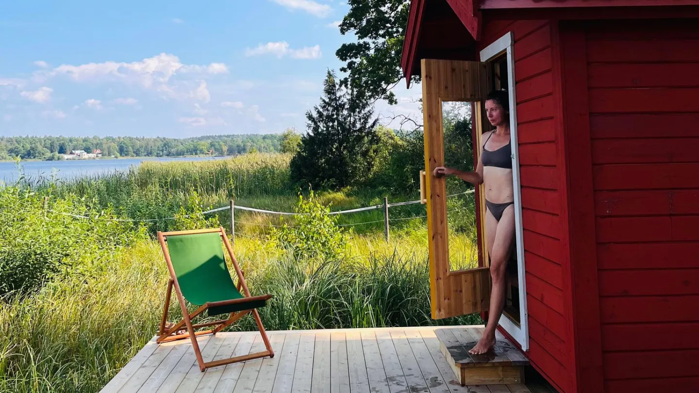 Bastubad på Wallby Säteri, Vetlanda, Småland