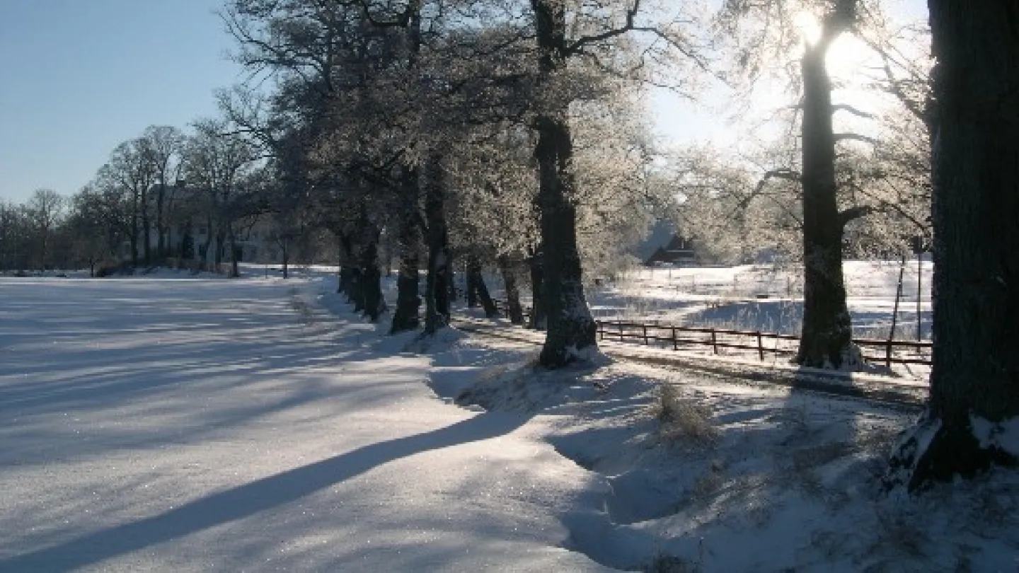 Vinter på Wallby Säteri - Vetlanda, Småland