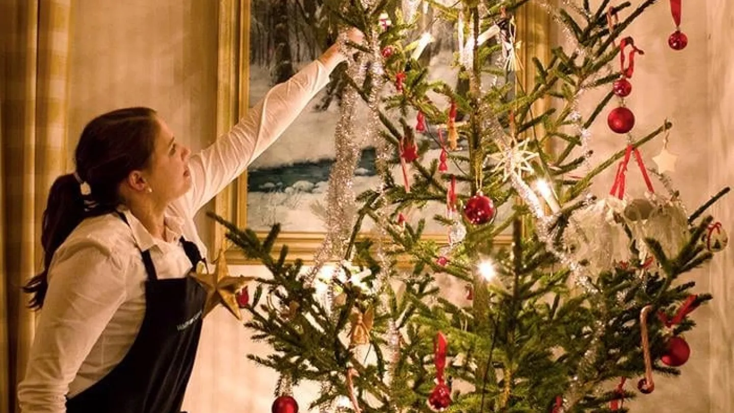 Jul på Wallby Säteri, Vetlanda, Småland